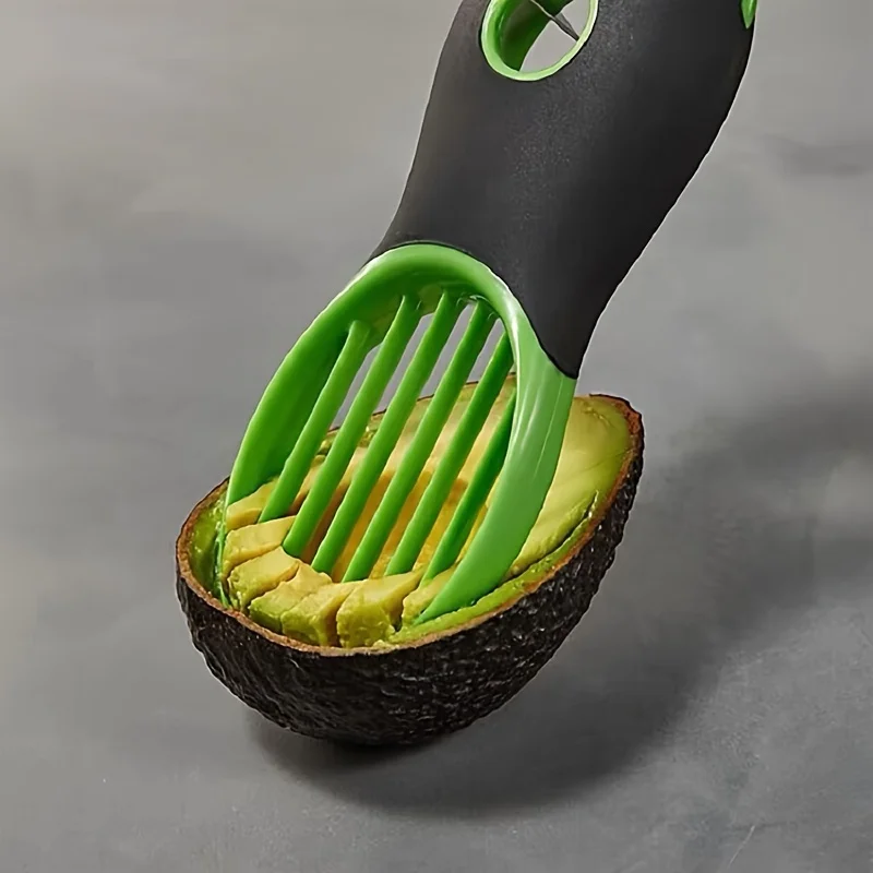 

3-in-1 Avocado Slicer, 2pcs Ralador de queijos Tofu maker Butter Butter slicer Butter stick Rotary grater Graters for kitchen Sm