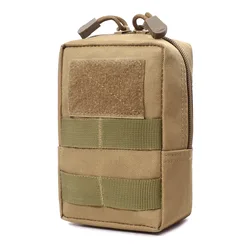 Compact Outdoor Tactical Pouch - Utility Accessory Bag (TAN)