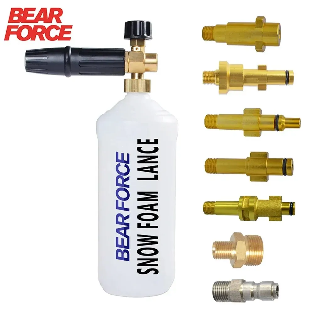 Schiuma Di Sapone Ad Alta Pressione Lancia Schiuma Di Neve Lancia Schiuma Cannone Schiuma Pistola Ugello Auto Pulita Schiuma Lavaggio Schiuma Generato