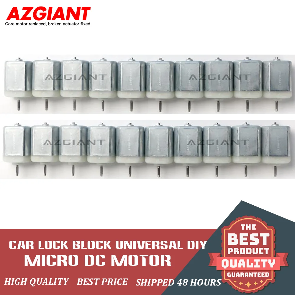 

AZGIANT 20pcs Car Door Lock Central Locking Rearview Mirror Electric Folding Micro FC280 12V DC DIY Motor Accessories