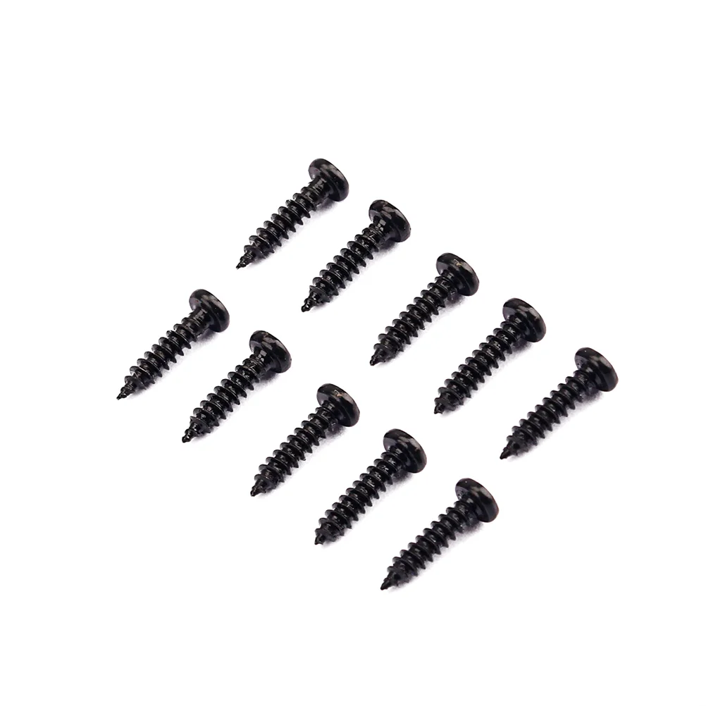 

50pcs Guitar Tuning Screws Guitar Tuner Machine Mounting Screws for Universal Electric Guitar Bass ( Black )