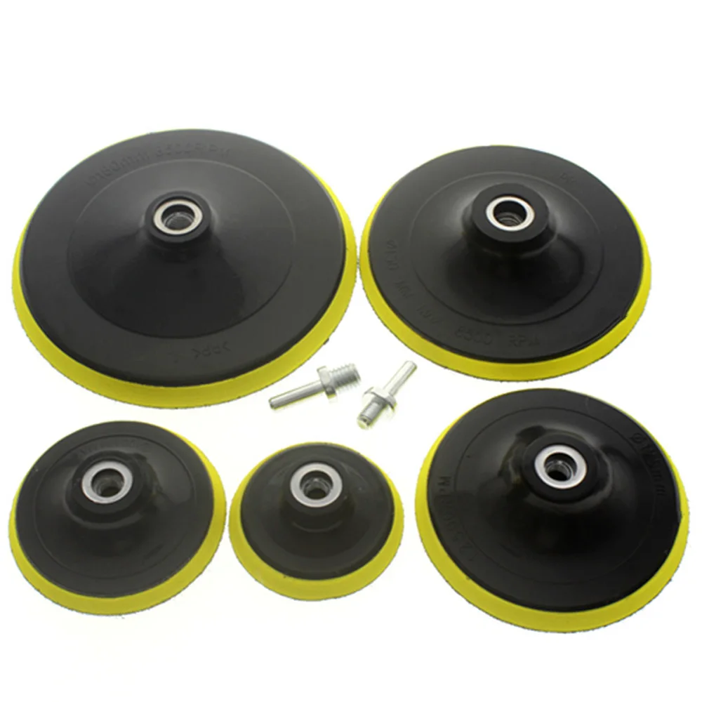 Car polishing pad car polisher car polish pad wool polishing pad polishing wheel disc polishing wheel kit drill adapter for polishing 3/4/5/6/7Inch flocking sanding disc self adhesive drill rod sandpaper adhesive sanding disc car paint care polishing pad