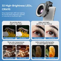 APEXEL 100mm Ultra Macro Lens HD Micro Phone Camera Lenses No Distortion for iPhone Samsung phones Supports Eye Macro Photograph - Image 3