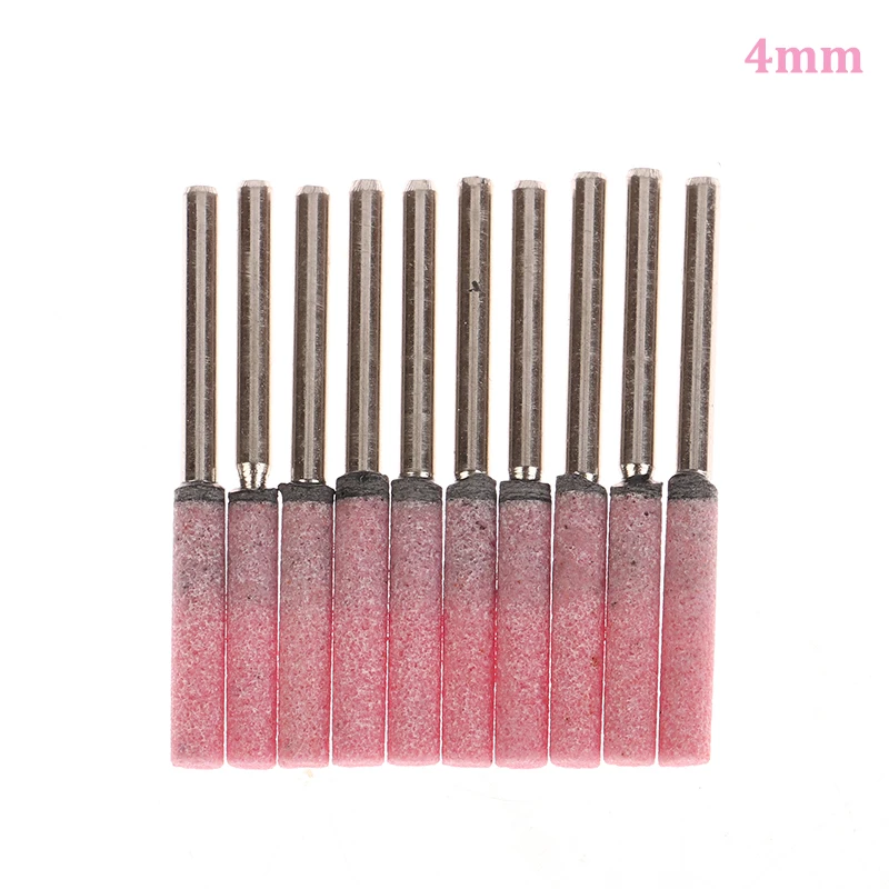 10 шт. Точило для бензопил Напилок для шліфувального каменю 4/4,8/5,5/6 мм Набір для заточування ланцюгів Полірування металів Точило для бензопил Камені