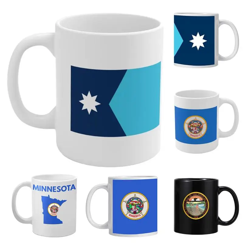 

Керамическая кофейная кружка с государственным флагом, чайная чашка 11 унций с американскими пейзажами, идеальная идея для рождественского подарка, креативная кружка с картой штата, Рождественский подарок