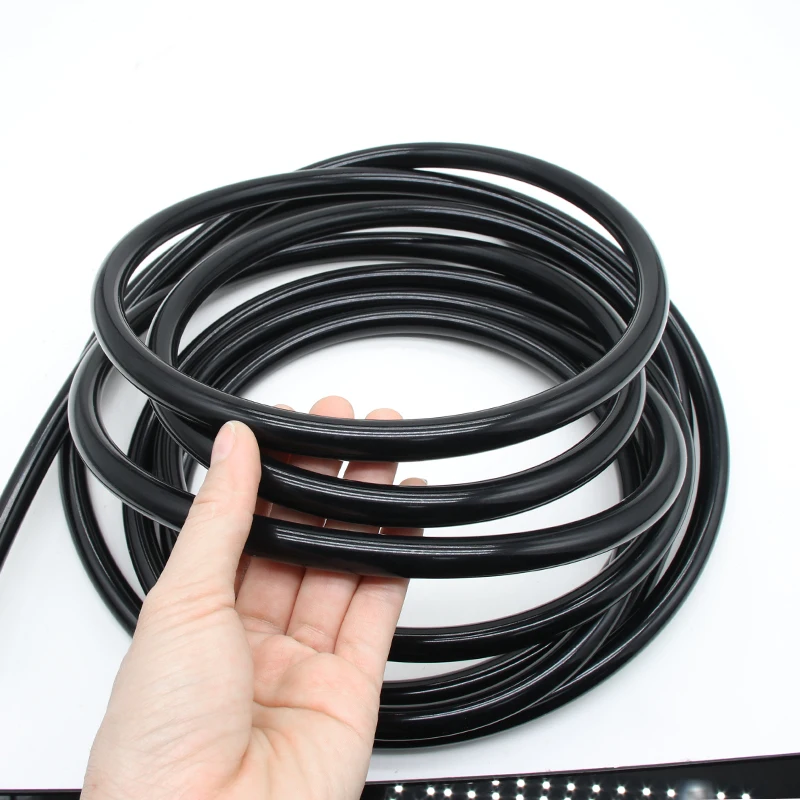Black Food Grade Silicone Rubber Hose ID 0.5~32mm OD 1~28mm Flexible Aquarium Air Garden Hoses Water Irrigation Pipes 1/3/5/10M