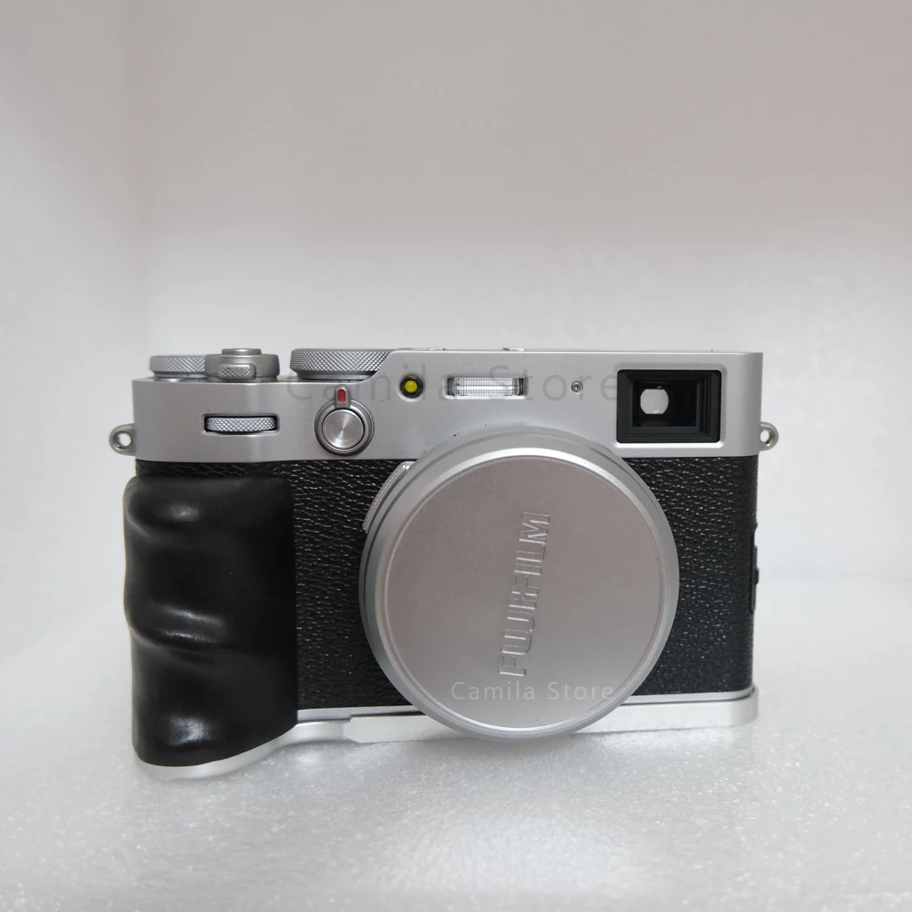 

New ultra-light ebony wooden L Type Bracket Tripod Ball head Plate Base Grip Handle For Fuji Fujifilm X100V X-100V Camera