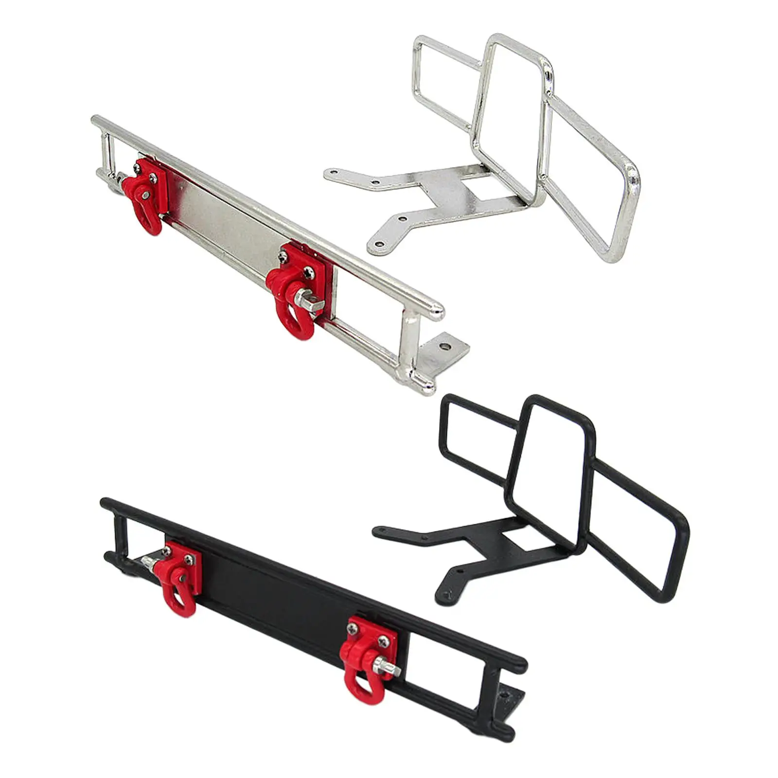 Front Rear Bumper Protector Guard Anti-collision Mount for WPL D12 1/10 RC 2