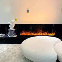 Fireplace Stoves Cold Rolled Steel Material Fogging Fireplace Super Energy Saving Electric Fireplace 1