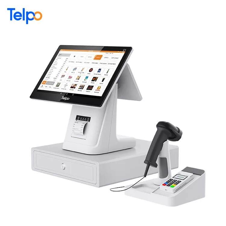 

Telpo C1 все в одном терминал системы POS для ресторана/супермаркета/отеля