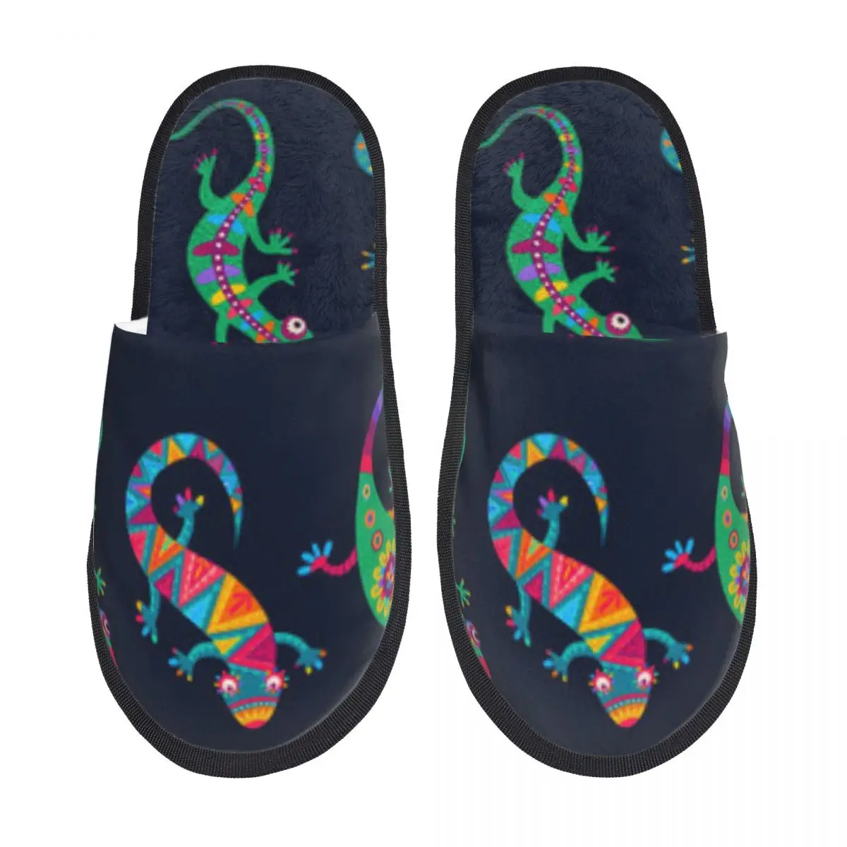 

Мягкие плюшевые тапочки Мексиканская ящерица и Гекко, меховые домашние тапочки для спальни