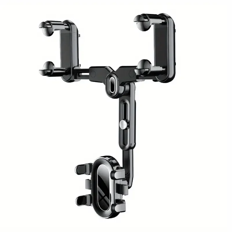 Enhanced 360° Car Phone Holder - Flexible Rotating Mount with Telescopic Grip