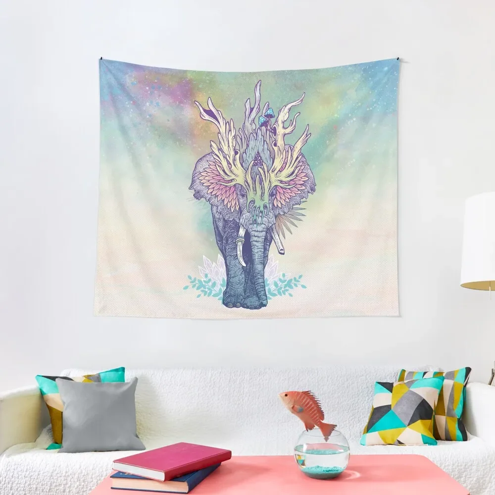 

Spirit Animal - Elephant Tapestry Japanese Room Decor Room Aesthetic Decor Decor For Bedroom Wall Mural Tapestry