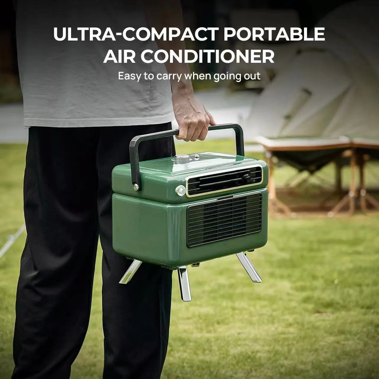Camping Tent DC12V/24V 110-240V Portable Mobile AC AIR COOLERVehicle Mounted RV Truck Tent Camping Cooler Air Conditioner