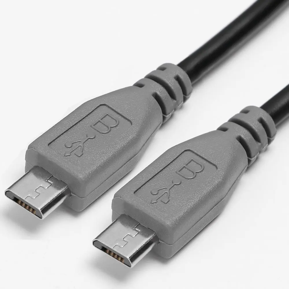 마이크로 USB 수-마이크로 USB 수 OTG 변환기 어댑터 리드 데이터 케이블 충전 코드, 휴대폰 태블릿 휴대폰 액세서리, 5 핀