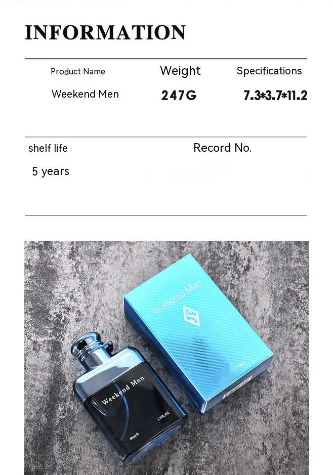 Long-lasting Men's Perfume Cologne For Daily Wear Fresh Blue Scent_voghion.com