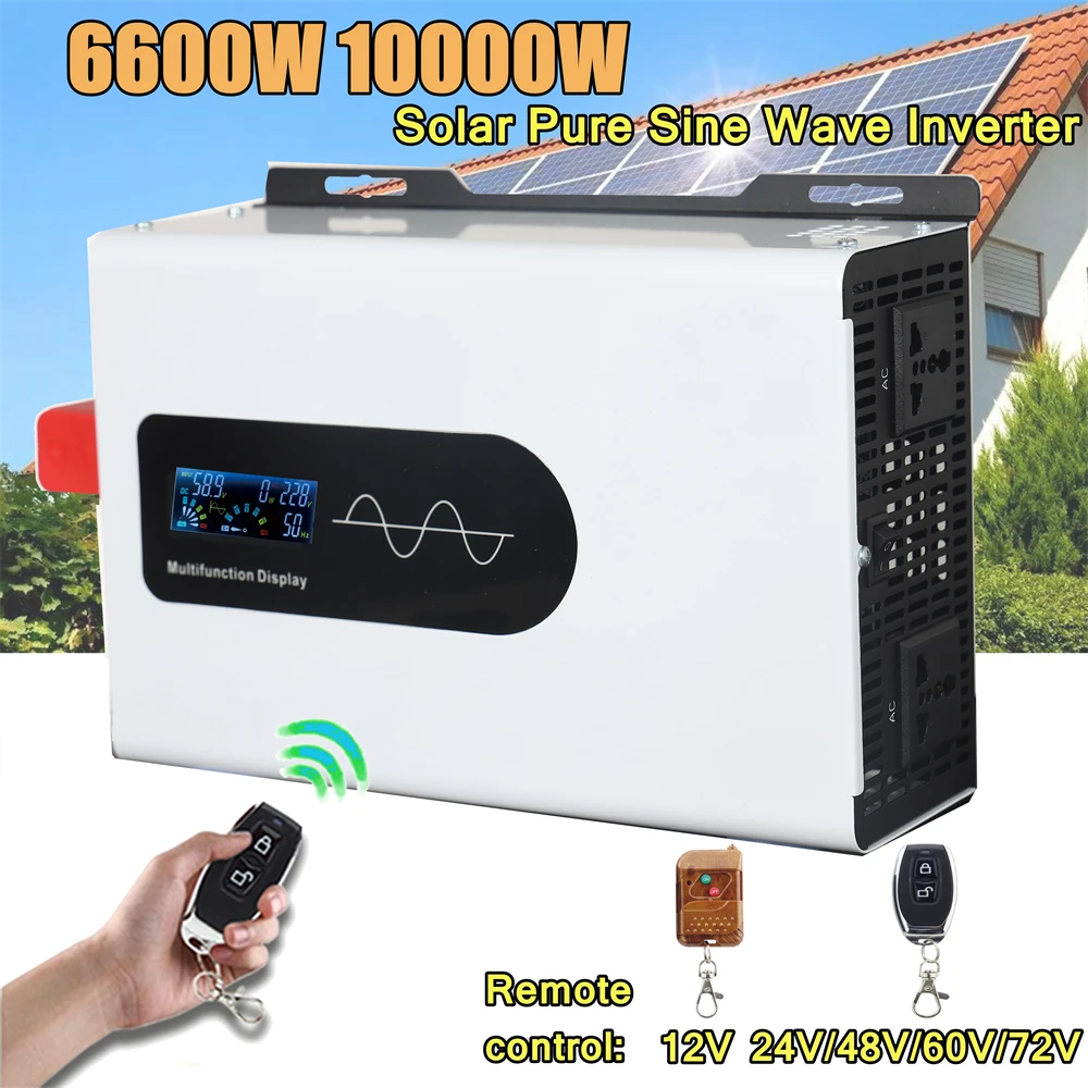 12 Volt Inverter For Camperpure Sine Wave Inverter 12v 220v 8000w-10000w -  Dc To Ac Converter For Solar Power