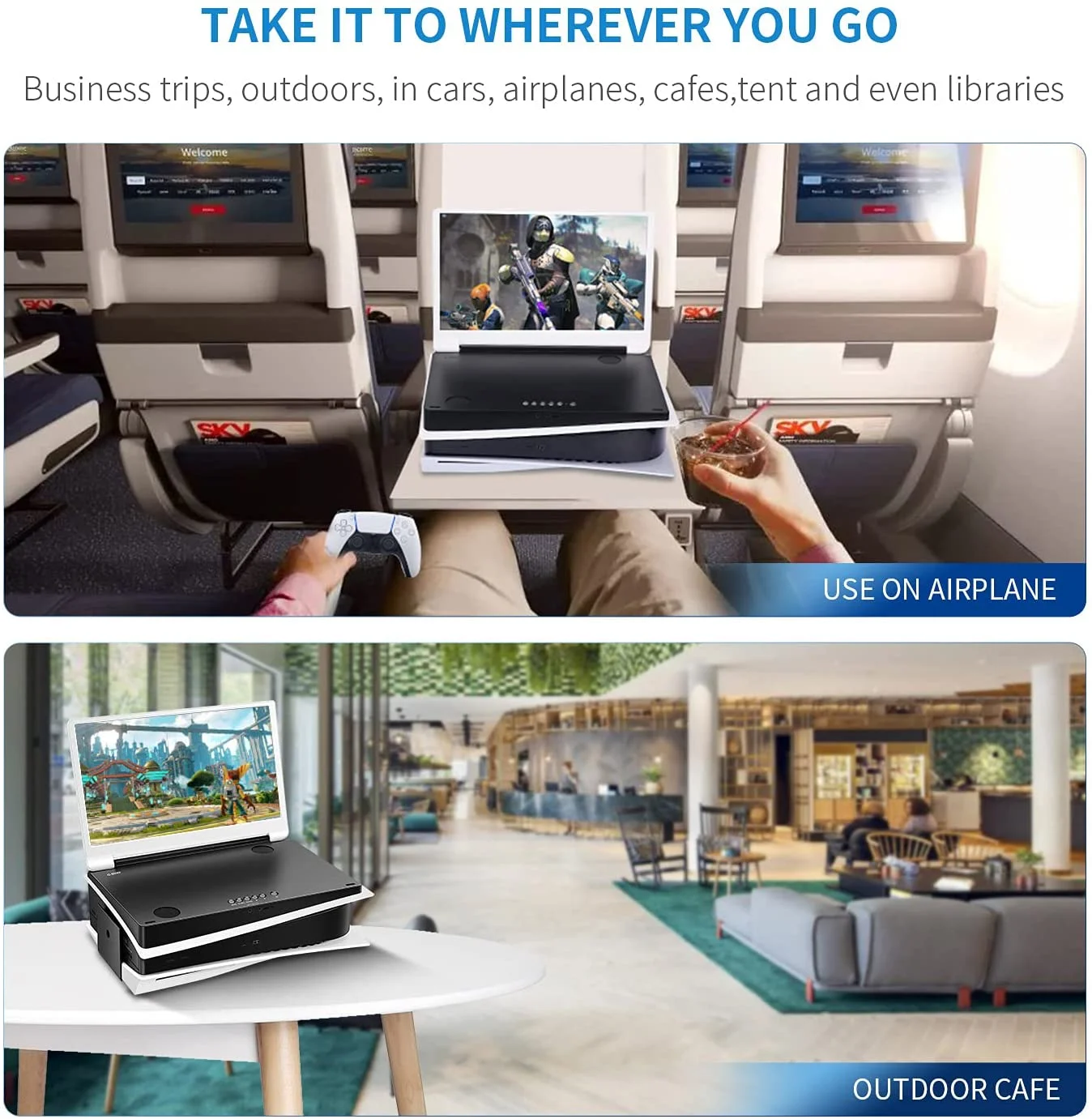 Ips 4 18k 60 120hzの表示のポータブル15.6インチ液晶hdモニターで2つのhdmi Ps5ためスイッチゲーム画面