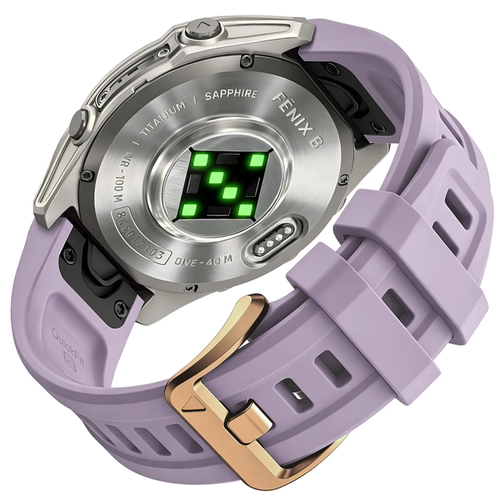 Enhanced Silicone Quickfit Watch Band – 20mm Strap
