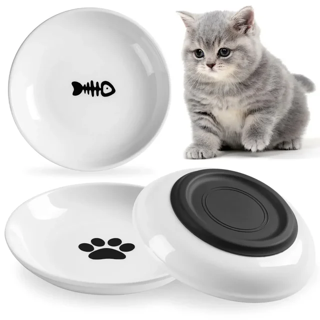 Pet Cat Bowl Snack Canned Tray Not Easy To Tip Over Cat Food Bowl Porcelain Cat Plate Dog Food Bowl Pet Supplies Pet Cat Bowl Snack Canned Tray Not Easy To Tip Over Cat Food Bowl Porcelain Cat Plate Dog Food Bowl Pet Supplies