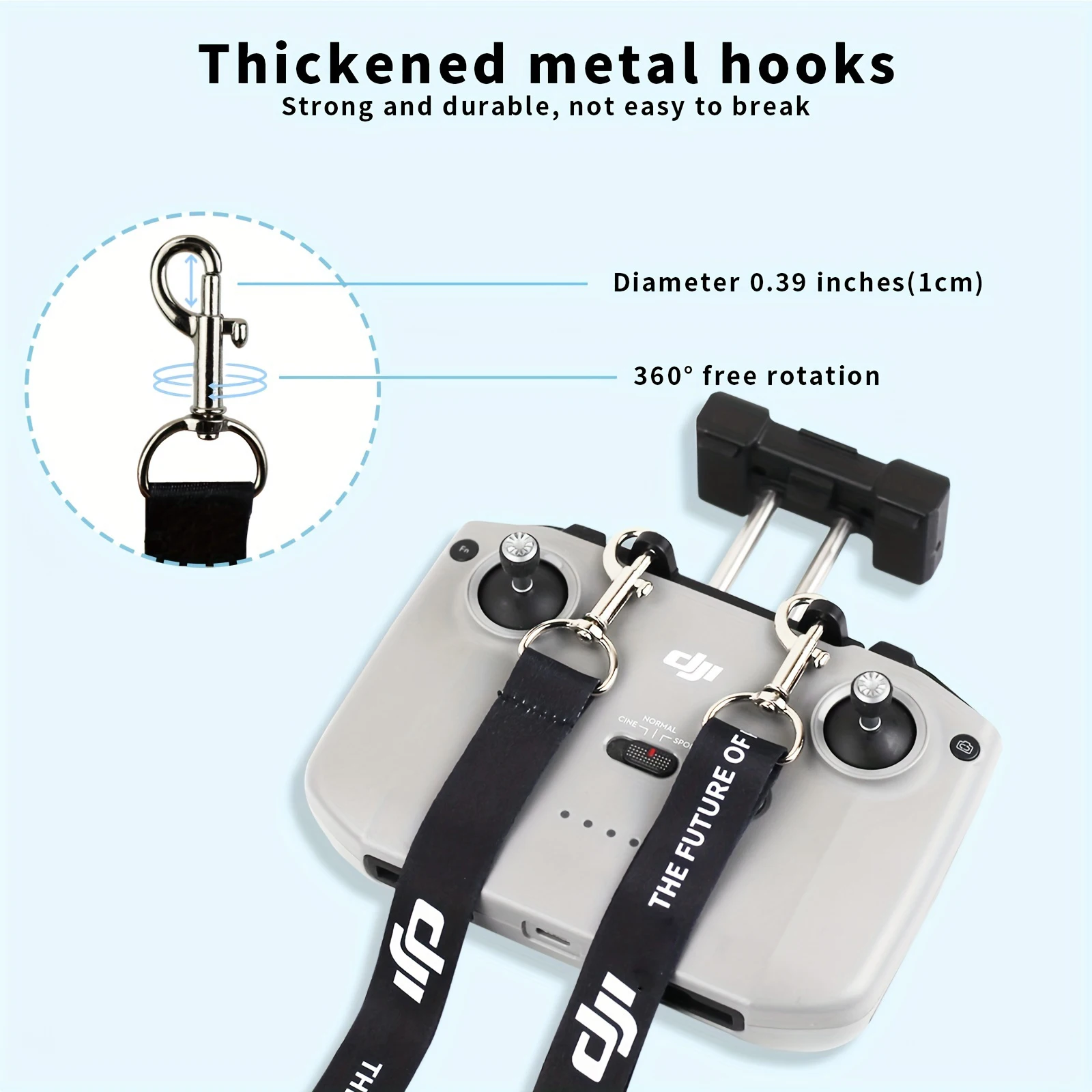 For DJI NEO Remote Controller Snap Lanyard drone accessories remote controller lanyard for Mini 2/Mini 4K/Air 2s RC-N1 Remote Controller Lanyard For DJI NEO Accessories