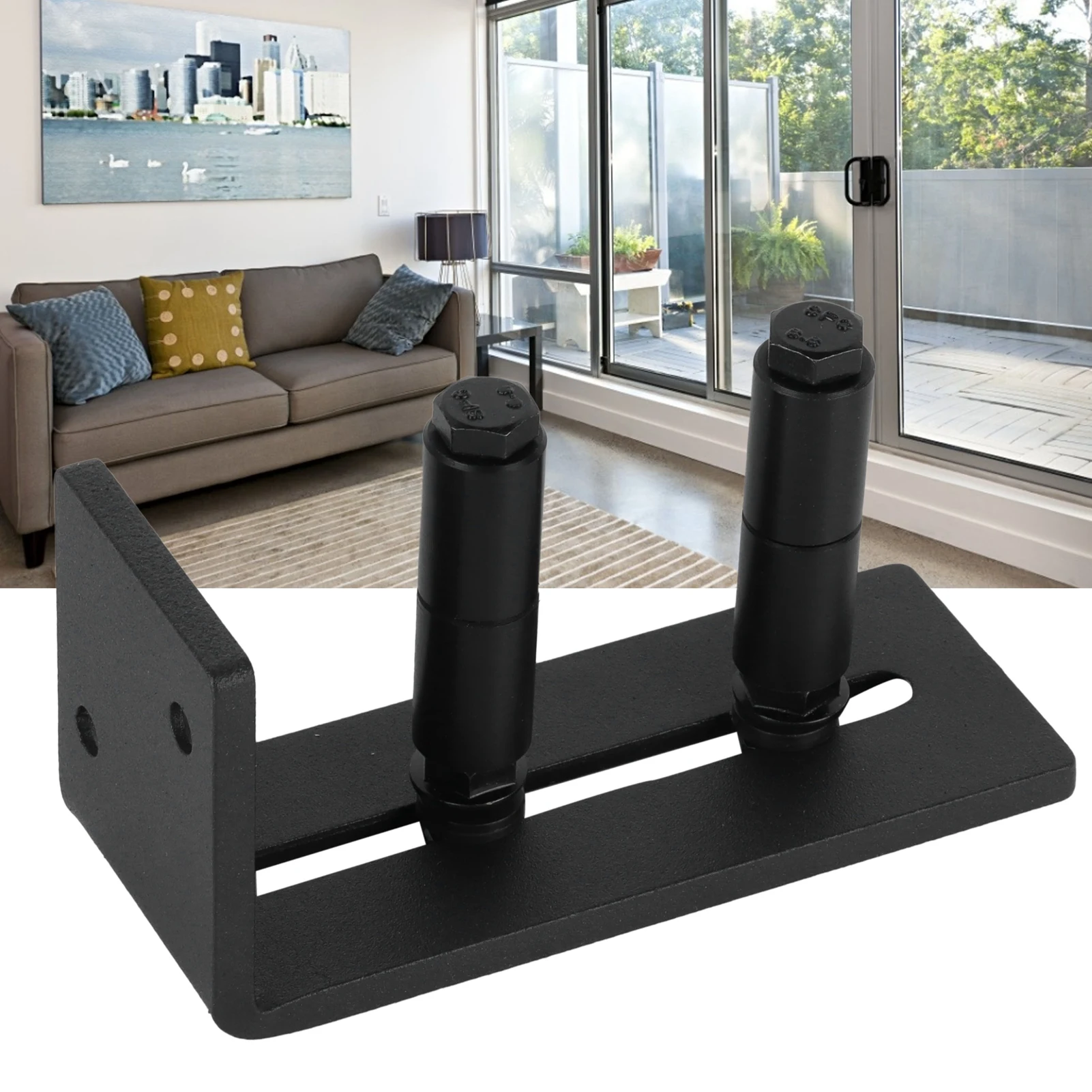 Sliding Barn Door Guide Barn Door Floor Sliding Door Carbon Steel Bottom Floor Roller Kit Hardware Accessory