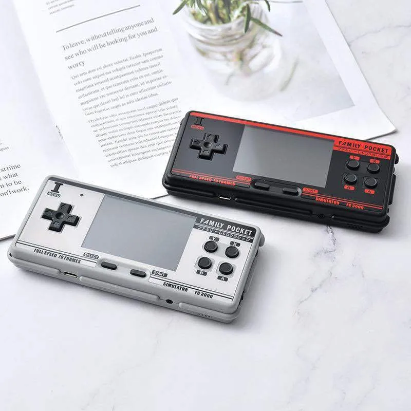 Portable Video Game FC3000 V2 Handheld Game Console IPS High HD Screen 3.0 Inch 5000+ Retro Games Player Controller Gamepad 2022
