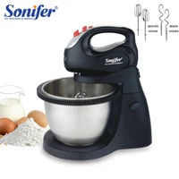 Stand Mixer Professional Kitchen Aid Chef Machine 250W Food Blender Cream Whisk Cake Dough Mixers With 3L Bowl Charm Sonifer 1