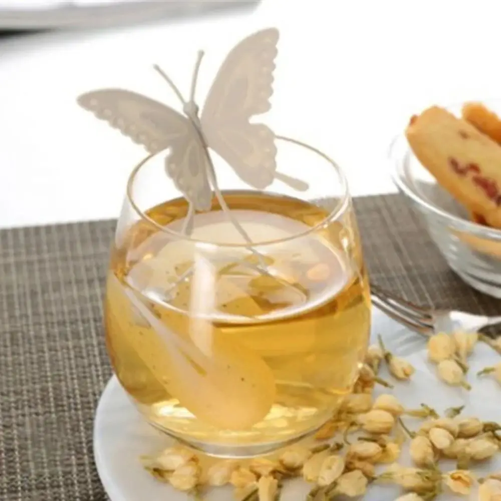 Butterfly-Shaped Silicone Tea Infuser - Reusable Cute Design