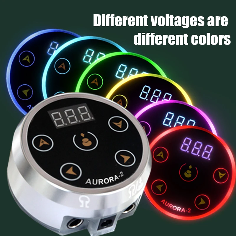 Tattoo Power Supply Professional Tattoo Power Supply Pen Dual Input Digital LCD Touch Screen Controller for Rotating Coil Machines