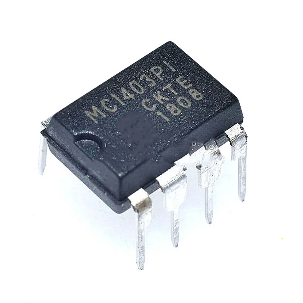 

10PCS New MC1403PI precision voltage reference chip in-line DIP8 integrated circuit (IC) new 1403