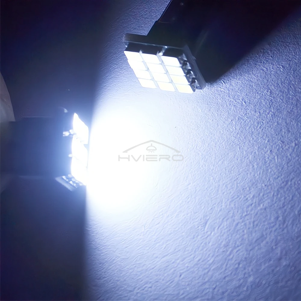 10PCS T10 W5W 12SMD 1206 자동차 웨지 화이트 LED DC 12V Canbus 오류 디코더 없음 외부 조명 번호판 램프 코너 백업 Led