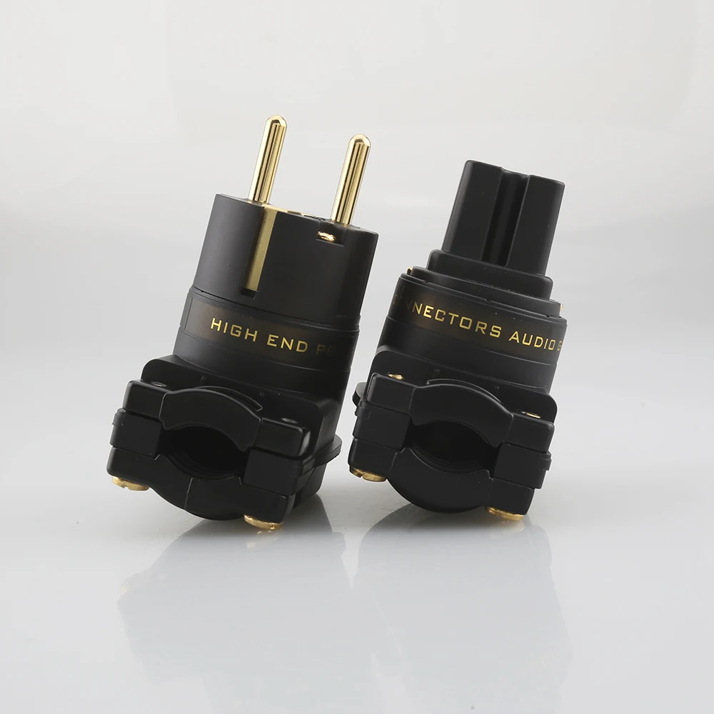 Audiocrast 24K SCHUKO разъем питания для Hi-Fi | AliExpress