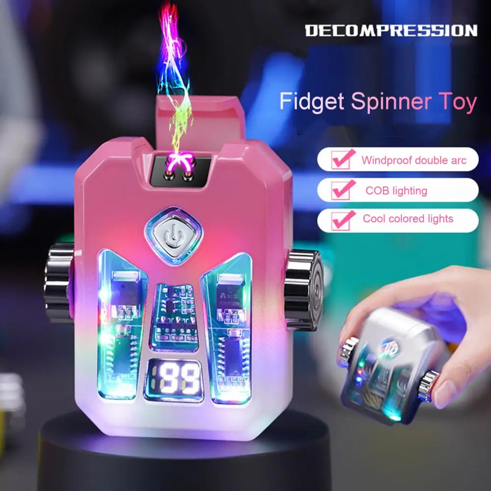 Bbq Lighter Electric Arc Igniter Windproof Igniter Spinning Toy