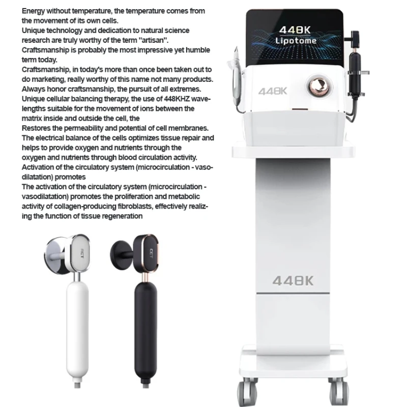 Cet Rf 단극성 Rf 기계, 무선 주파수 Tecar, 최신 Tecar, 3 in 1, 448khz