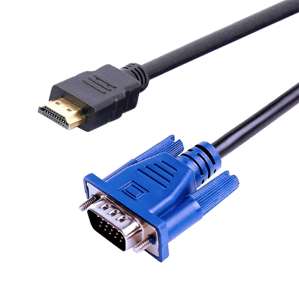 HDMI ȣȯ -VGA  -Ƴα 1.5M Ƽ Ŀ ڵ, ǻ ƮϿ 1080P 60Hz