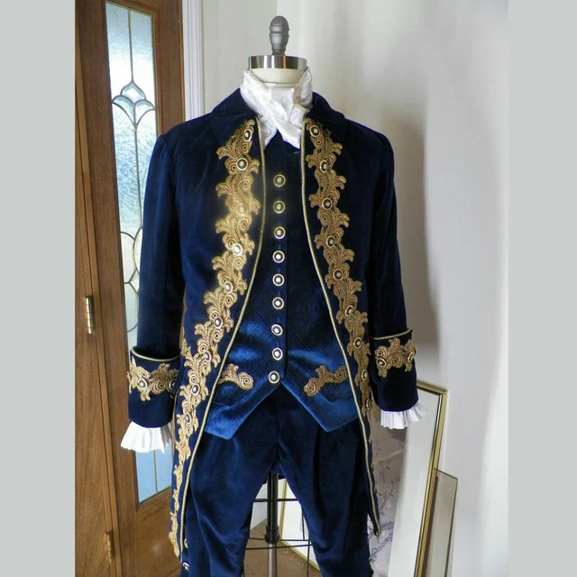 Traje de caballero aristocrático Victoriano del siglo XVIII para hombre, traje  de corte victoriano rococó, trajes medievales reales - AliExpress