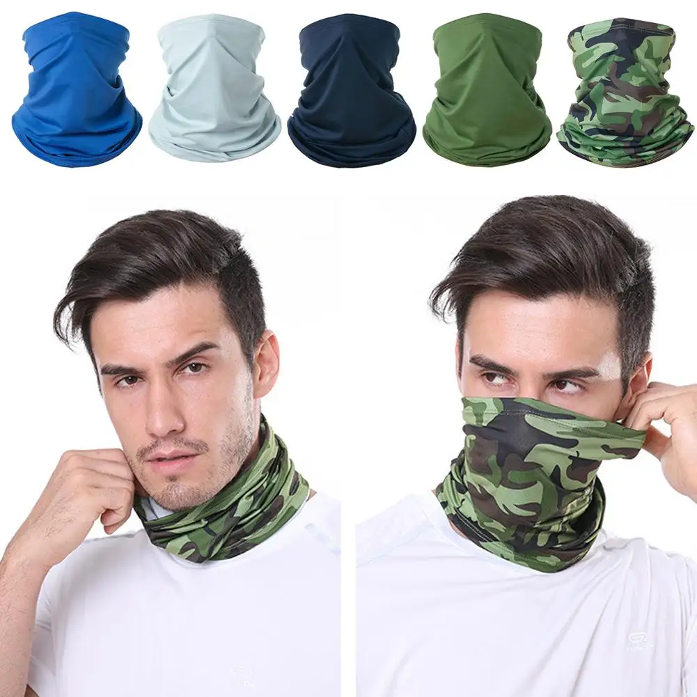 Slunečník hlava obličej krk límec gaiter trubice bandana šála sportovní headwear šály prachotěsná outdoorové rybaření nákrčník muži ženy