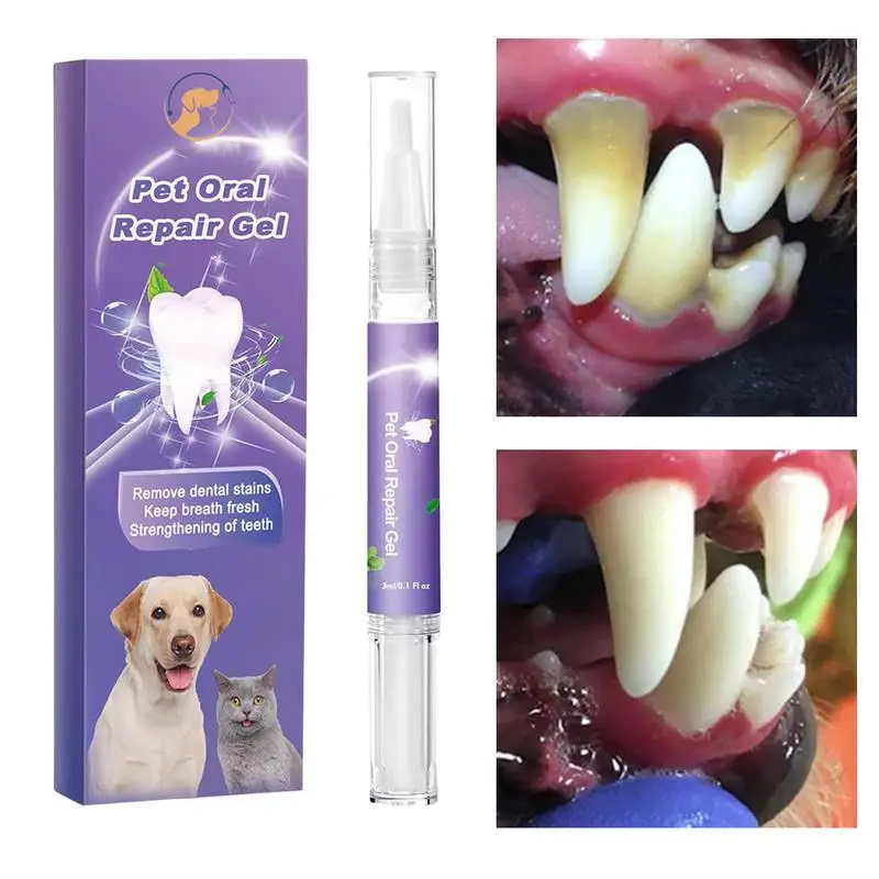 

Pet Oral Repair Gel Dog Fresh Breath Clean Teeth Gel Pet Breath Freshener Eliminate Bad Breath Gel Oral Care For Dogs Cats