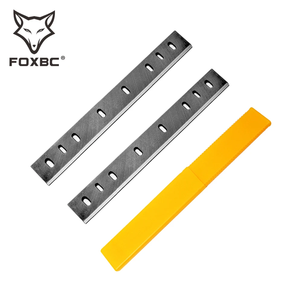 Foxbc 2pcs 263mm Hobel klingen für Ryobi ap10 ap10n Holz hobel messer für die Holz bearbeitung – Detail 1
