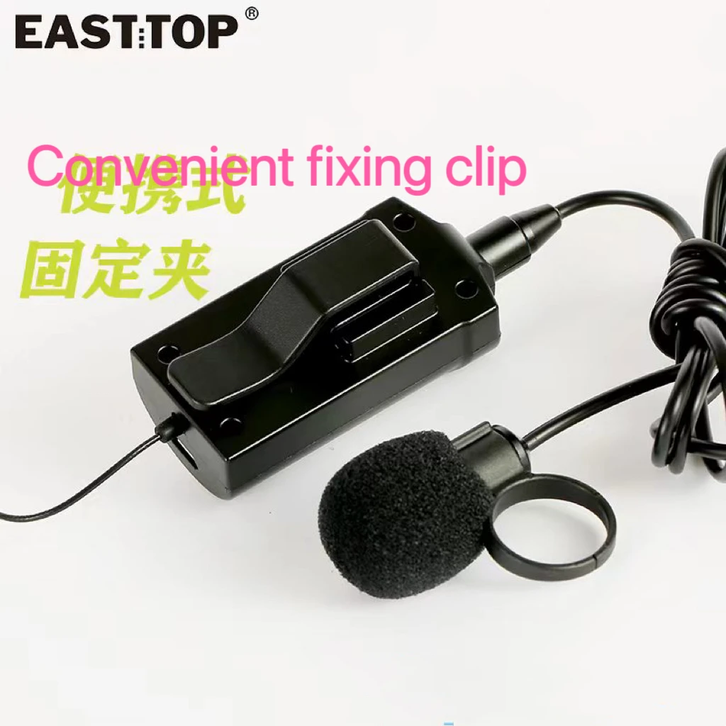 Easttop 12 hole harmonica microphone for chromatic harmonica