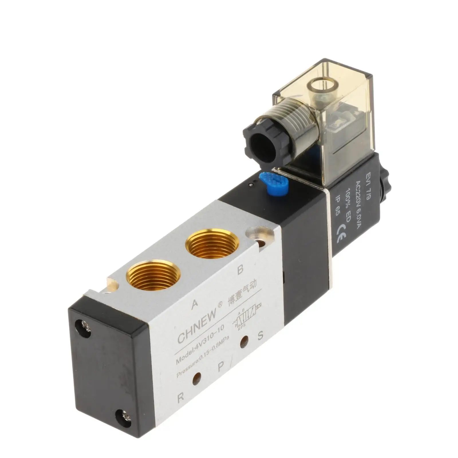 Pneumatic Solenoid Valve Assembly Spare Parts Easy to Install Replacement Aluminum Alloy Accessories Electric Solenoid Air Valve Pneumatic Solenoid Valve Assembly Spare Parts Easy to Install Replacement Aluminum Alloy Accessories Electric Solenoid Air Valve