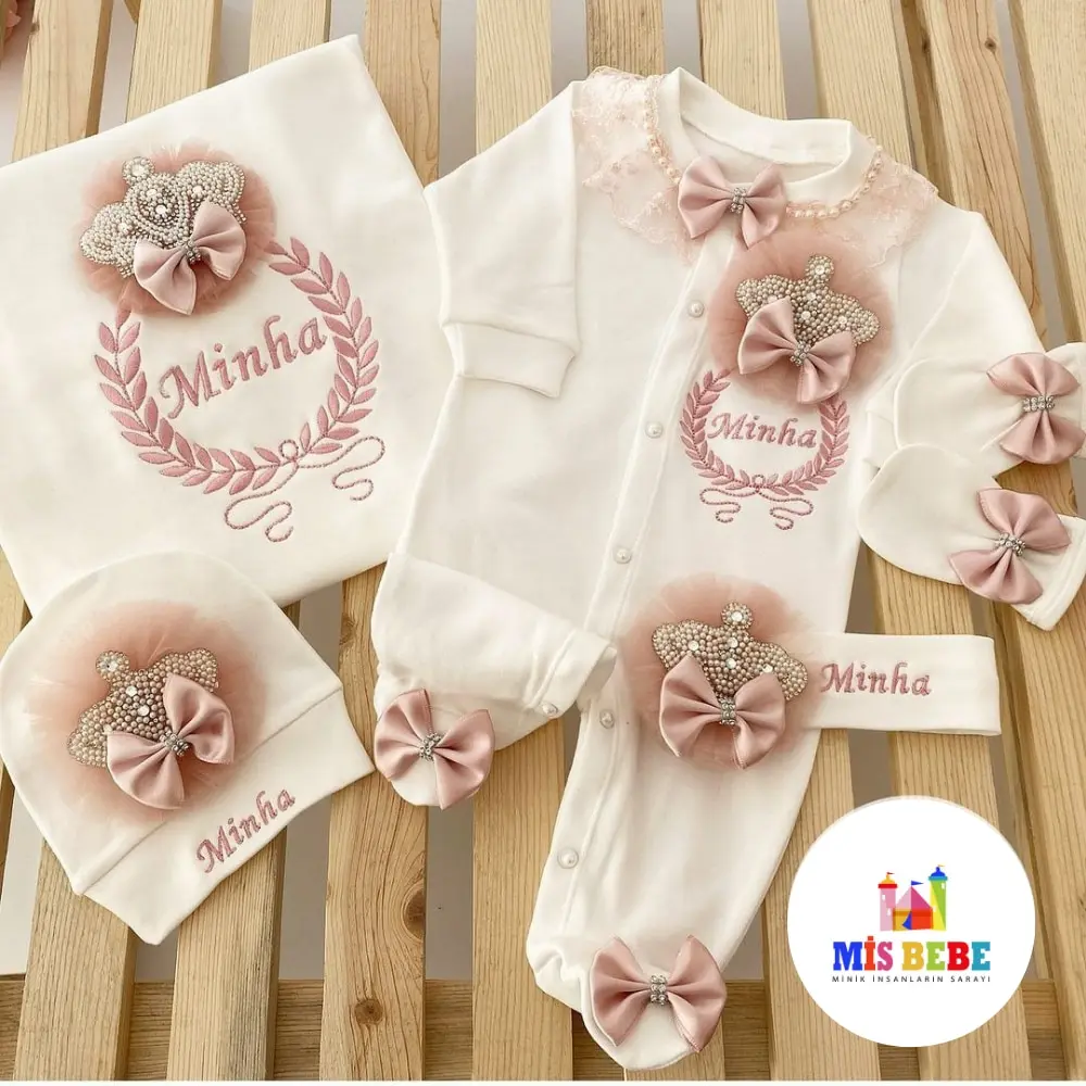 Для маленьких девочек King Queen для новорожденных одежда на заказ 5-pcs больница