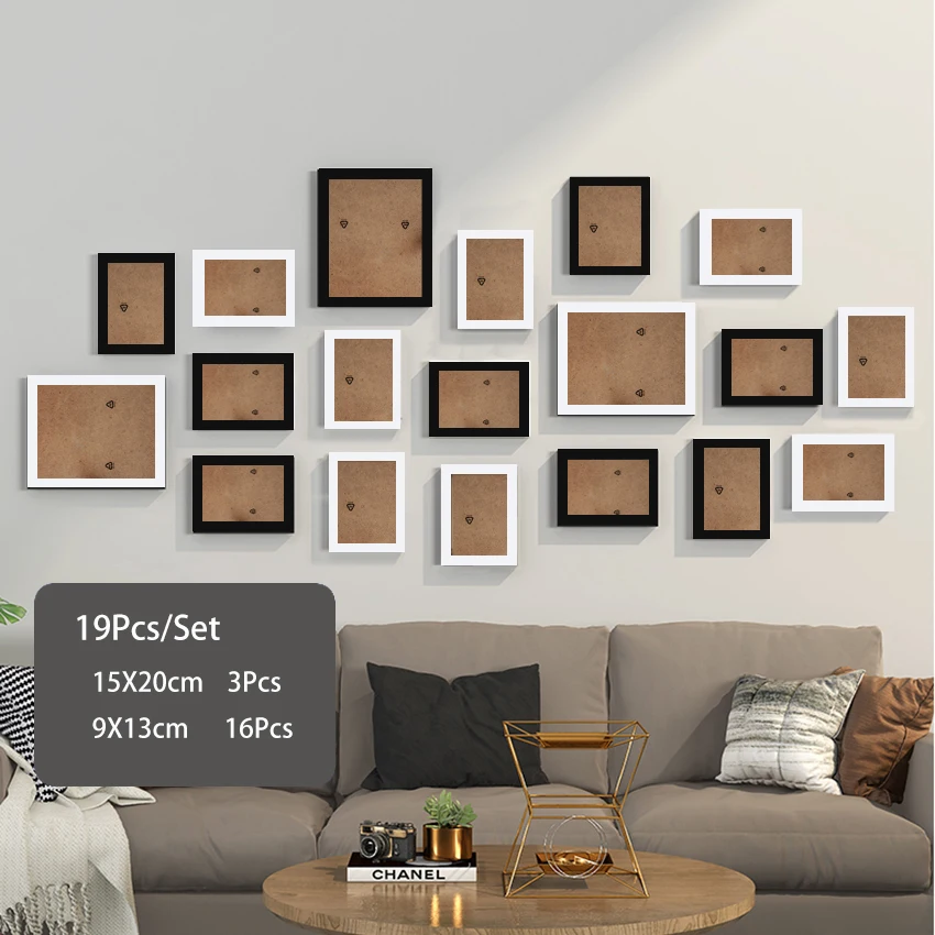 white black 19Pcs