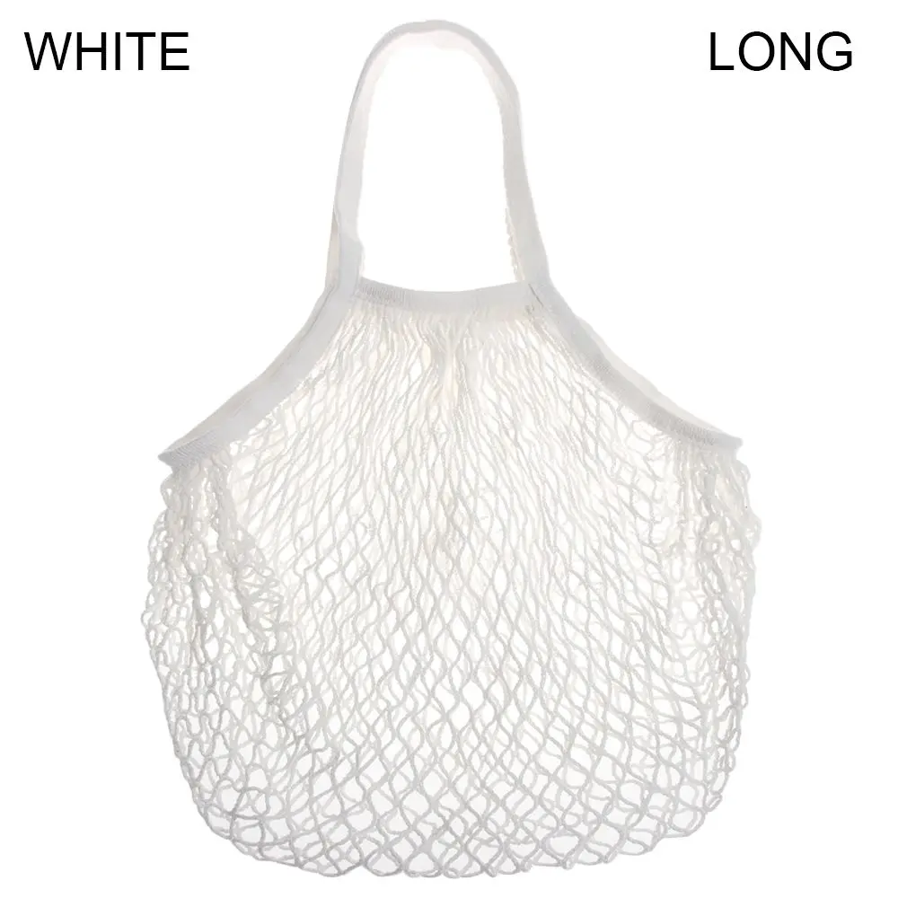Eco-Friendly Reusable Cotton Mesh Tote Бag - Sustainable Woven Shopping & Storage Tote
