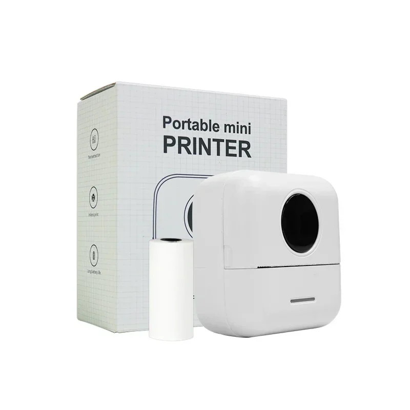 GlowMartFactory Mini Portable Printer Pocket Wireless Smart Portable Hand Held AI intelligent painting Thermal Printer