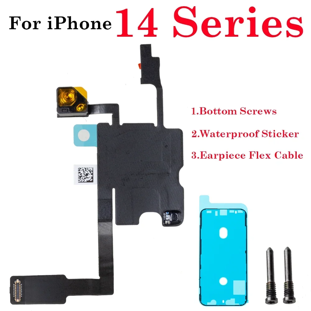 

Earpiece Proximity Light Sensor Face Recognition Function Ribbon Flex Cable for IPhone 14 Plus Pro Max NO Speaker