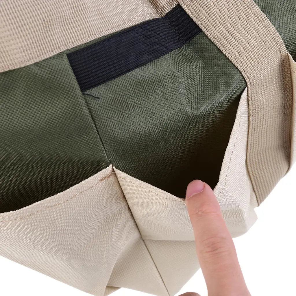 Multi-function Oxford Cloth Garden Plant Tool Bag Pouch Toolkit Tote Organizer with 8 Pockets Lawn Yard Carrier bucket tool bag