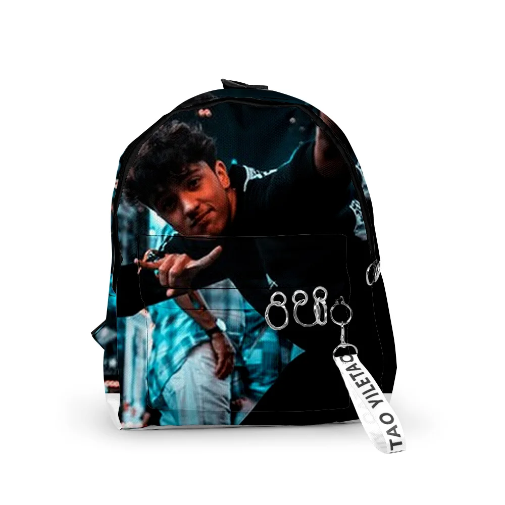 Classic inoxtag Notebook Backpacks Boys/Girls pupil School Bags 3D Print Keychains Oxford Waterproof Funny Cute Small Backpacks