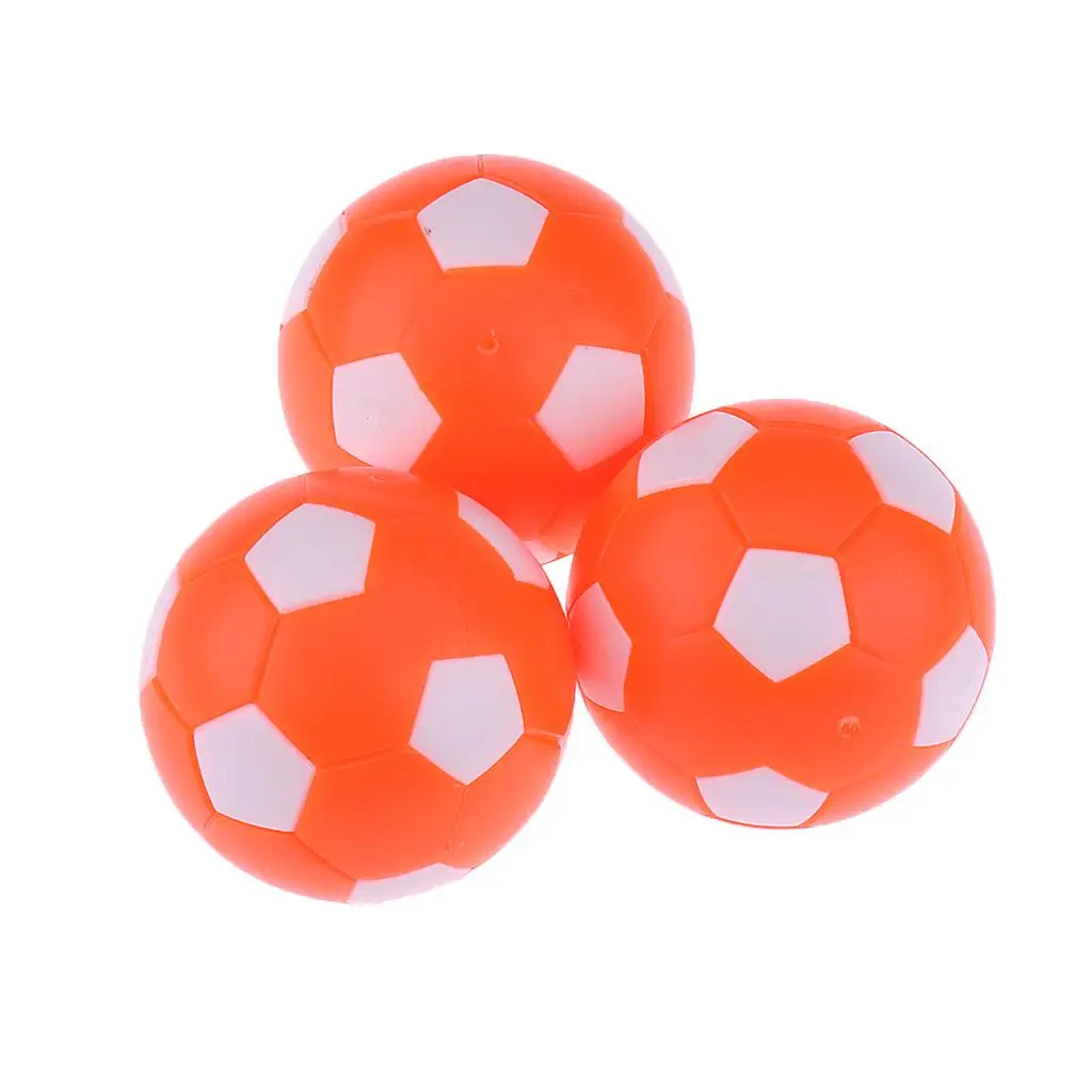 6 Pieces Foosball Table Football Round Indoor Games Plastic Soccer Balls for Foosball Machine Fussball Sport Gifts 36mm